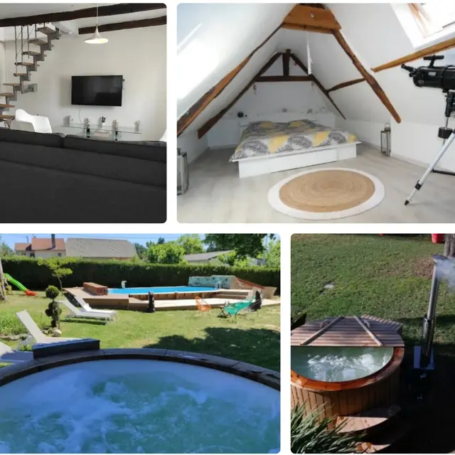 Appartement duplex avec jacuzzi privatif Ania