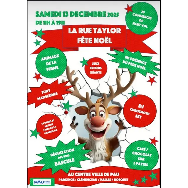 la rue taylor fête noel