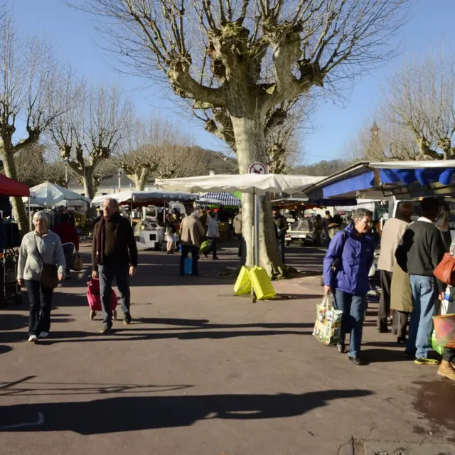 Marché de ville - Jurançon - les étals