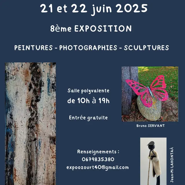 8ème Exposition d'artistes à Ozourt