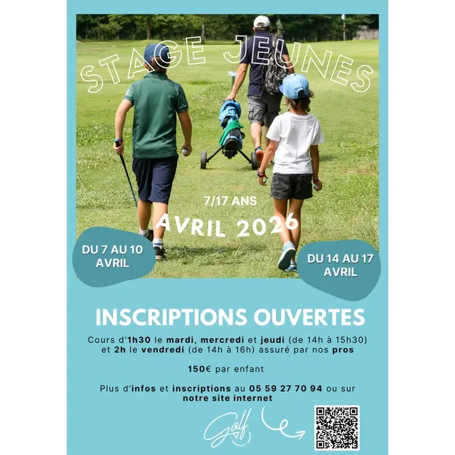 stage jeunes golf idron
