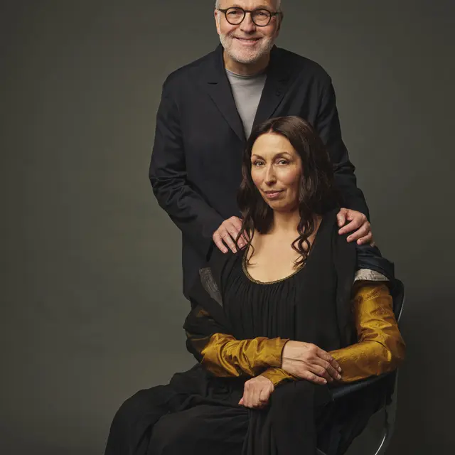 Laurent Ruquier et Karina Marimon