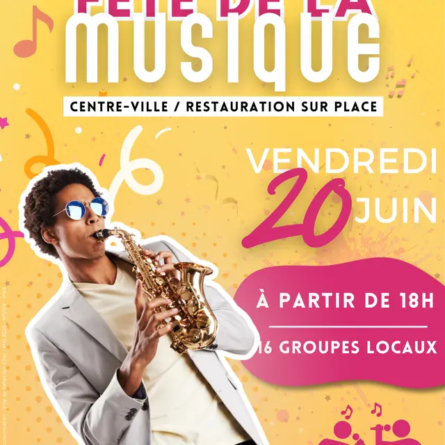 Affiche fête de la musique Selles - Affiche Fête de la Musique Selles 1