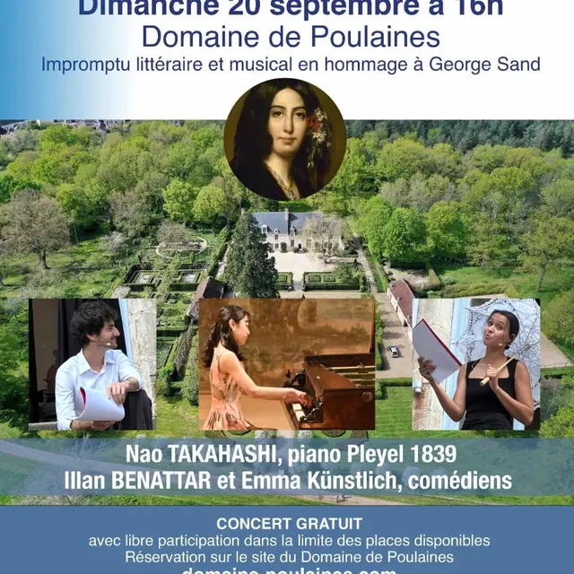 Affiche Impromptu littéraire et musical