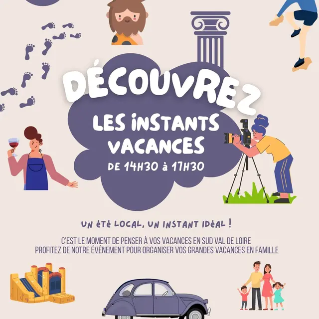 Affiches Instants Vacances 2025 - Affiche com