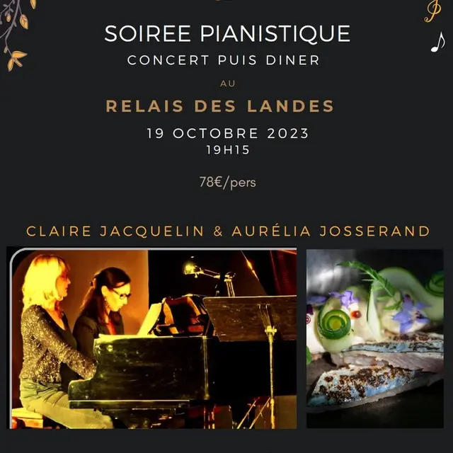 Anim Soirée Pianistique_Relais des Landes Ouchamp_Octobre 2023