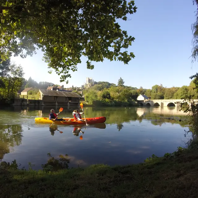 Canoe sur le Loir- Les Roches L'Evêque