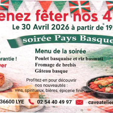 4ème anniversaire de la Cave Atelier d'Arôme