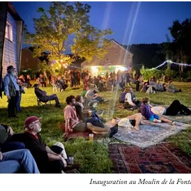 Inauguration au Moulin de la Fontaine