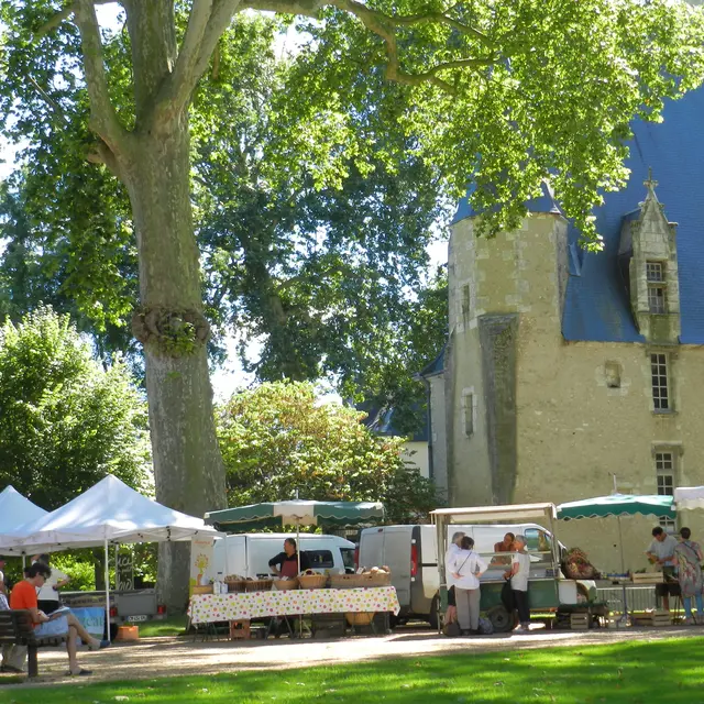 Marché bio à Vendôme