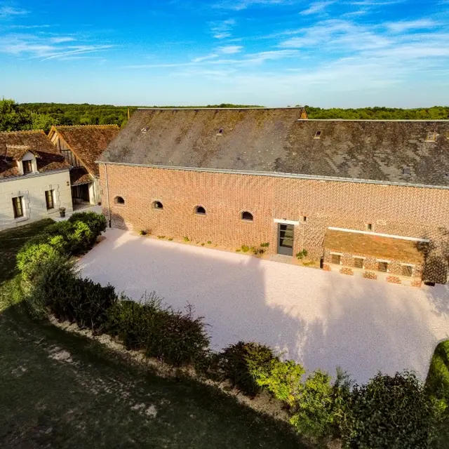 Vue aerienne salle