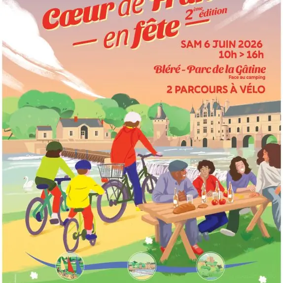 Affiche coeur de France en fête