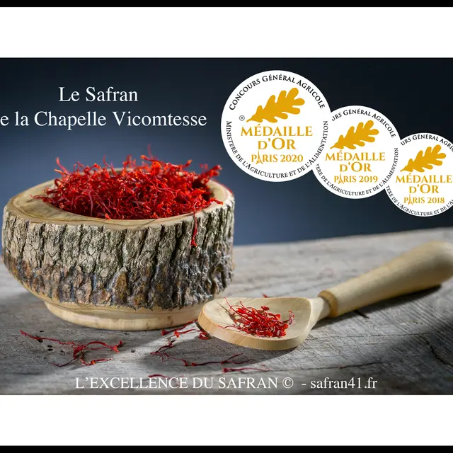 le safran de la chapelle vicomtesse