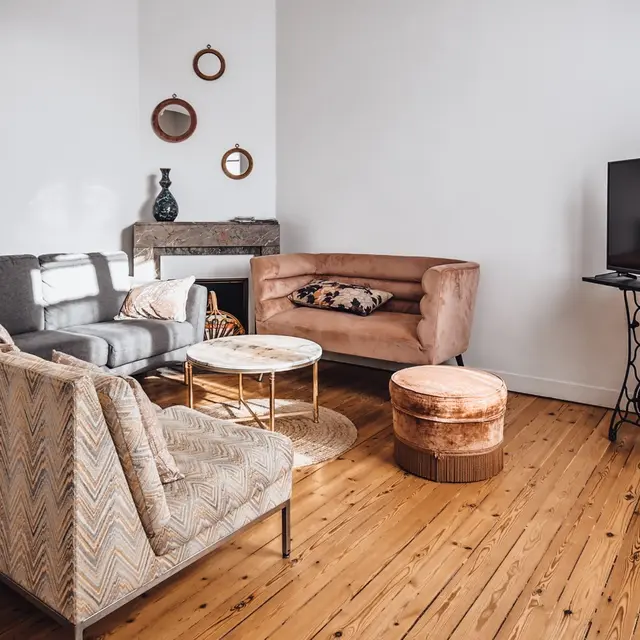 Maison au centre avec garage, jardin, buanderie