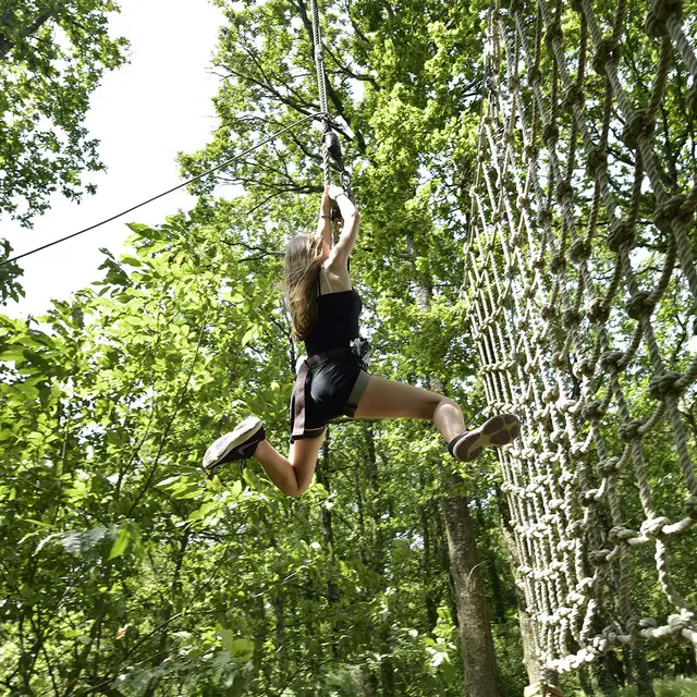 Parc de Loisirs de la Colmont Parcours en hauteur Gorron 53