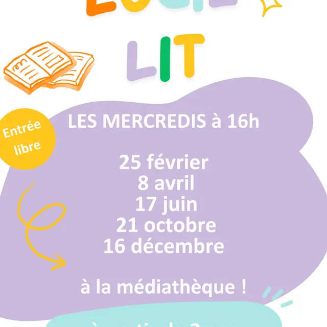 Affiche Lucie lit 2026 - Saint-Calais