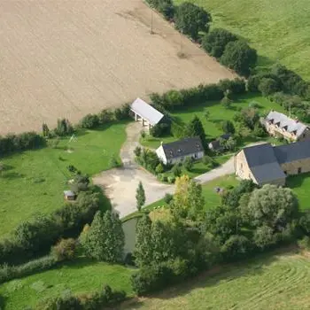 Falueres propriété vue d'avion