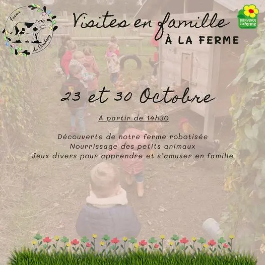 Visite en famille à la ferme du Coudray (SaintGermaindeCoulamer