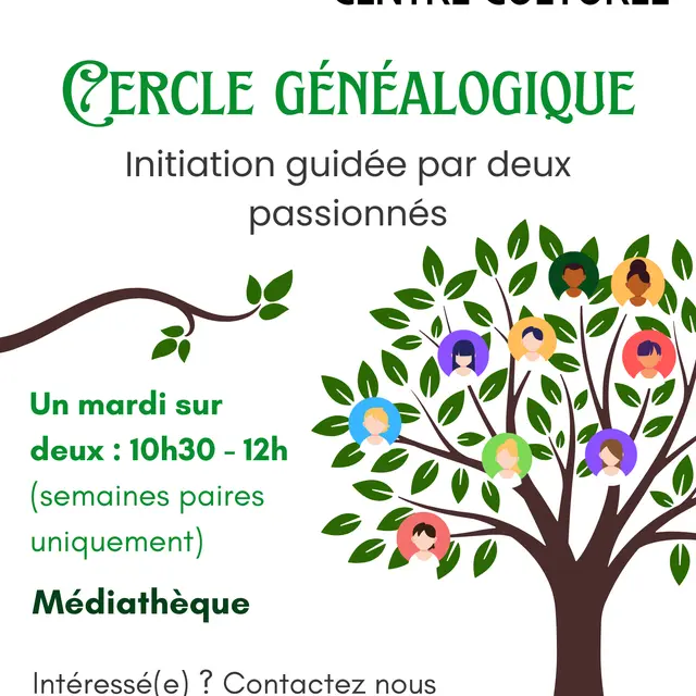 Affiche - Cercle généalogique (2023) - Saint-Calais