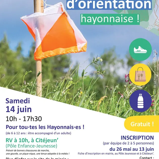 Course d'orientation Haye Fouassière