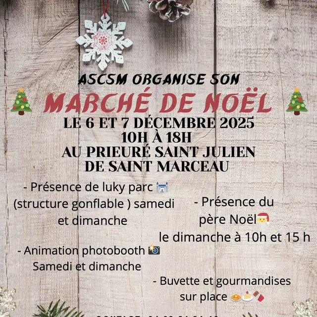 Marché de Noël Saint-Marceau 6 7 12