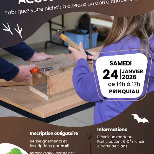 Atelier fabircation de Nichoirs