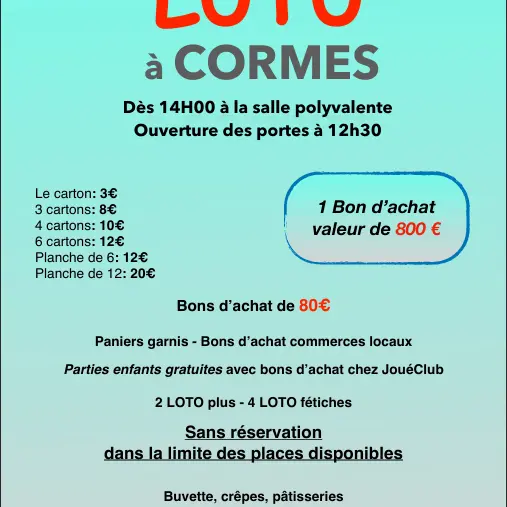 loto cormes