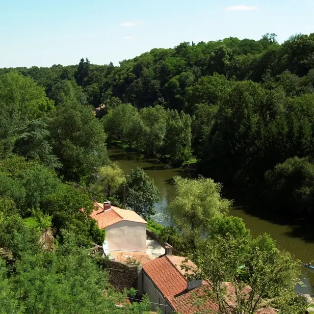 Point de vue du coteau Sautejeau à Boussay