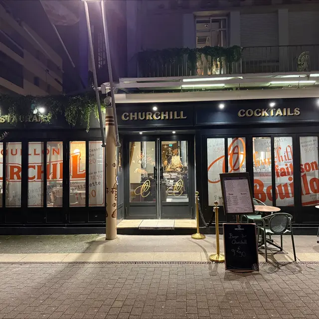 Churchill fait son bouillon