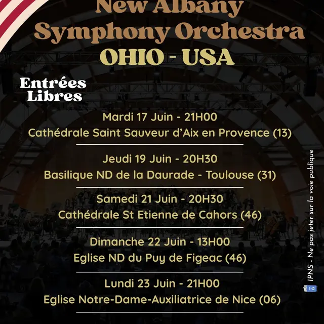 Affiche programme concerts