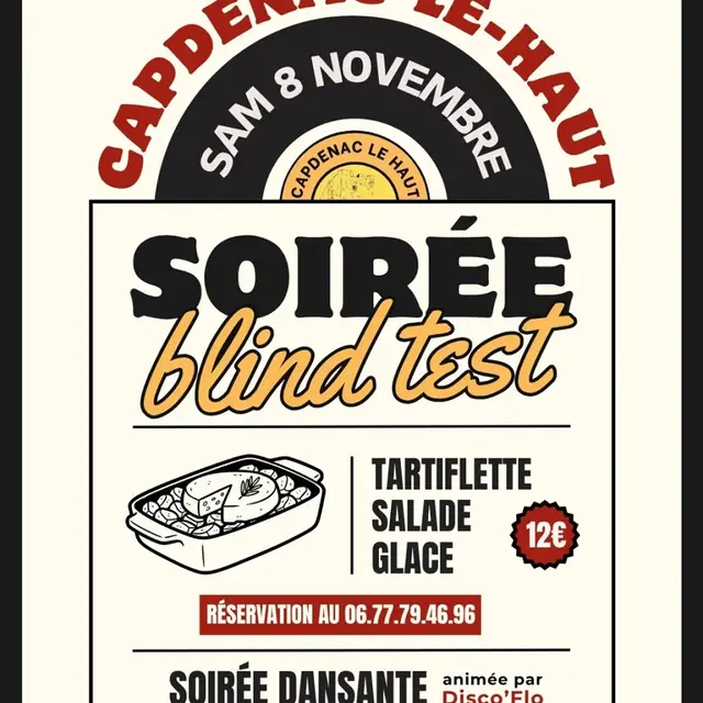 soirée blind test à Capdenac-le-Haut
