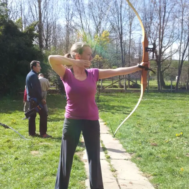Initiation découverte Tir à l'Arc Vire sur Lot Sarah Monnier(1)