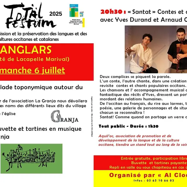 Total Festum à Anglars