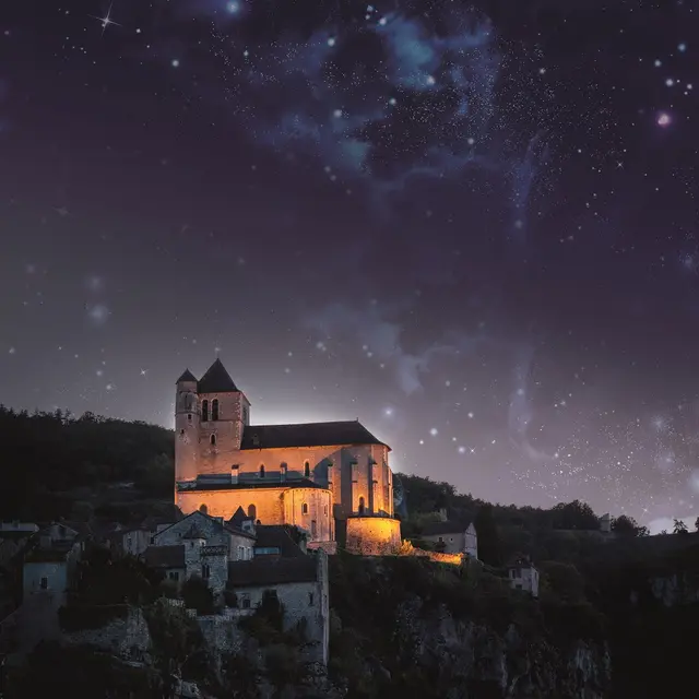 Saint-Cirq Lapopie by night