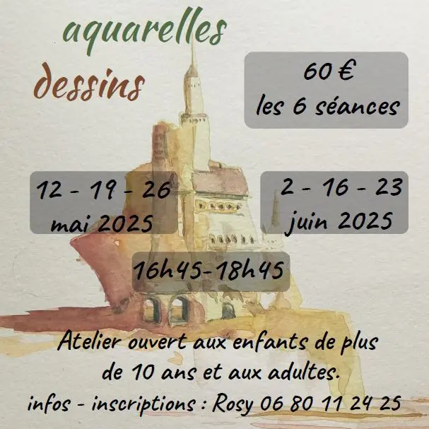 05 - mai - juin - Ateliers dessin au Bavardou