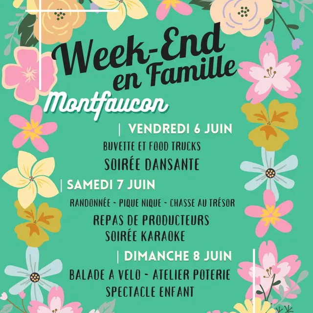 06 - 6-7-8 juin - Fête des Familles Montfaucon