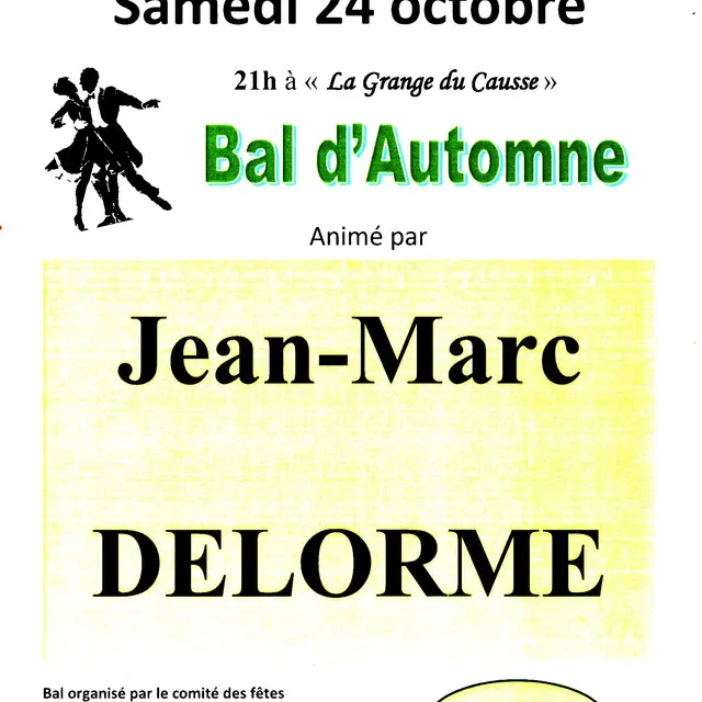 10 - 24 octobre - bal d'automne - Soulomès