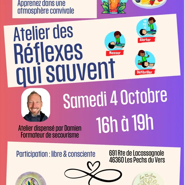 10 - 4 octobre - ApérÔ Secours aux Bois de l'Orme