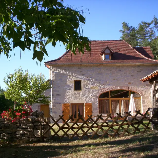 Vue du gîte  façade avant