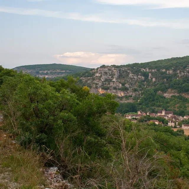 Vue sur Marcilhac sur Célé