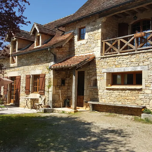 La maison quercynoise.
