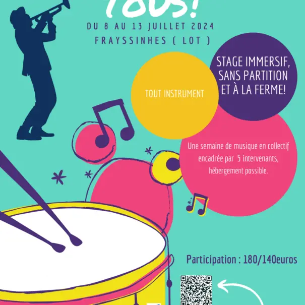 Clef des Arts aux Champs - Stage Musique pour tous