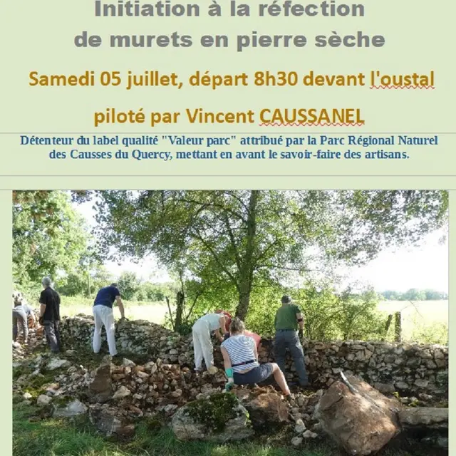 affiche Espédaillac pierre sèche