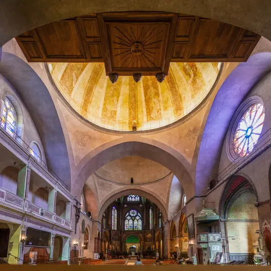 Interieur de la cathédrale Saint-Etienne à Cahors