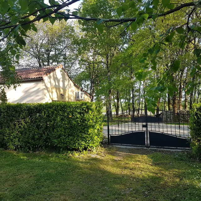 entrée du gîte de fontayne