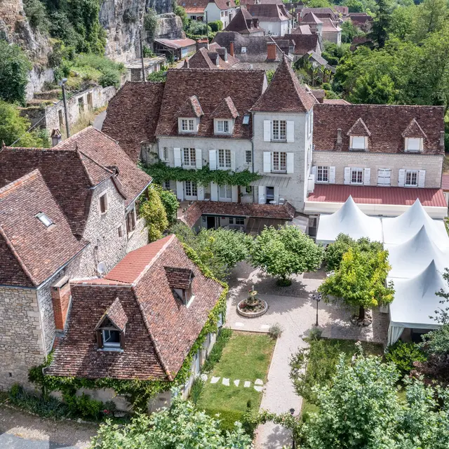 Le domaine vu du ciel
