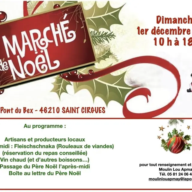 Marché de Noël à Saint-Cirgues