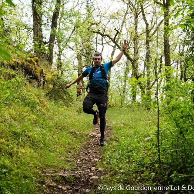 Trail descente de Mazou - Salviac