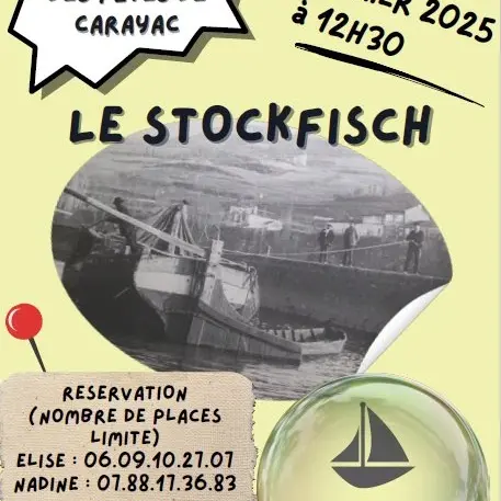 Repas Stockfisch à Carayac