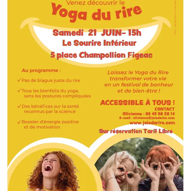 affiche Yoga du rire